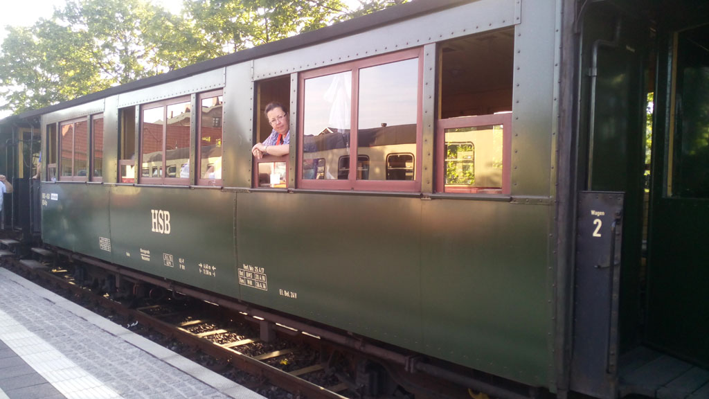 Uno de los vagones más antiguos del HSB, totalmente reformado