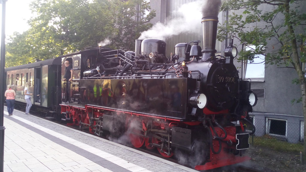 Preparación para la salida, todos dependen de la Jefa de tren que comprueba todos los vagones