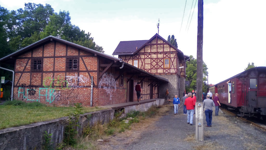 Tren del MOROP visto desde el furgón