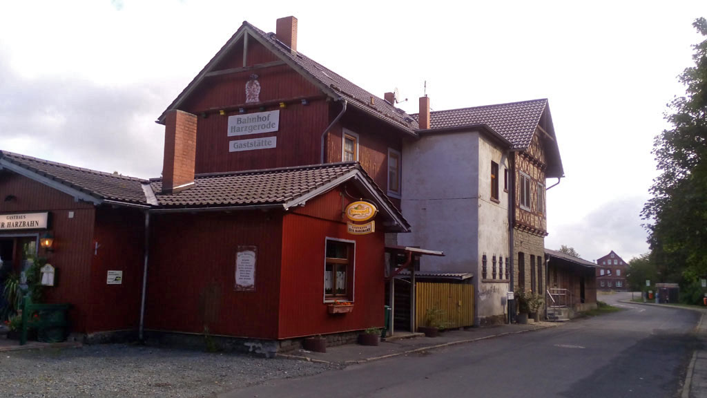 Estación de Harzgerode desde la calle