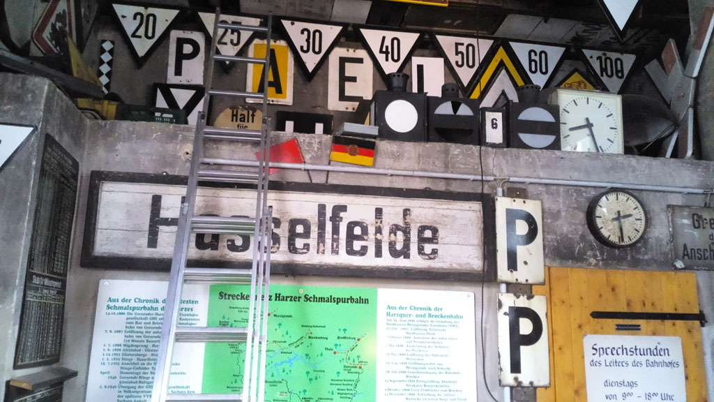 Interior del depósito de Hasselfelde