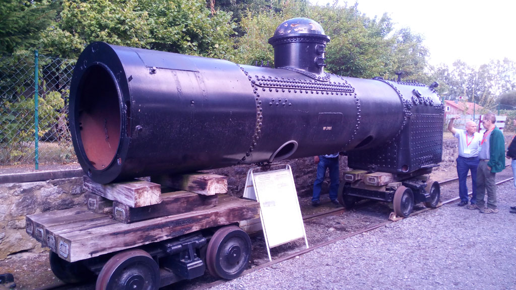 Caldera de la locomotora nº 11, una de las 4 Mallet que tiene el HSB