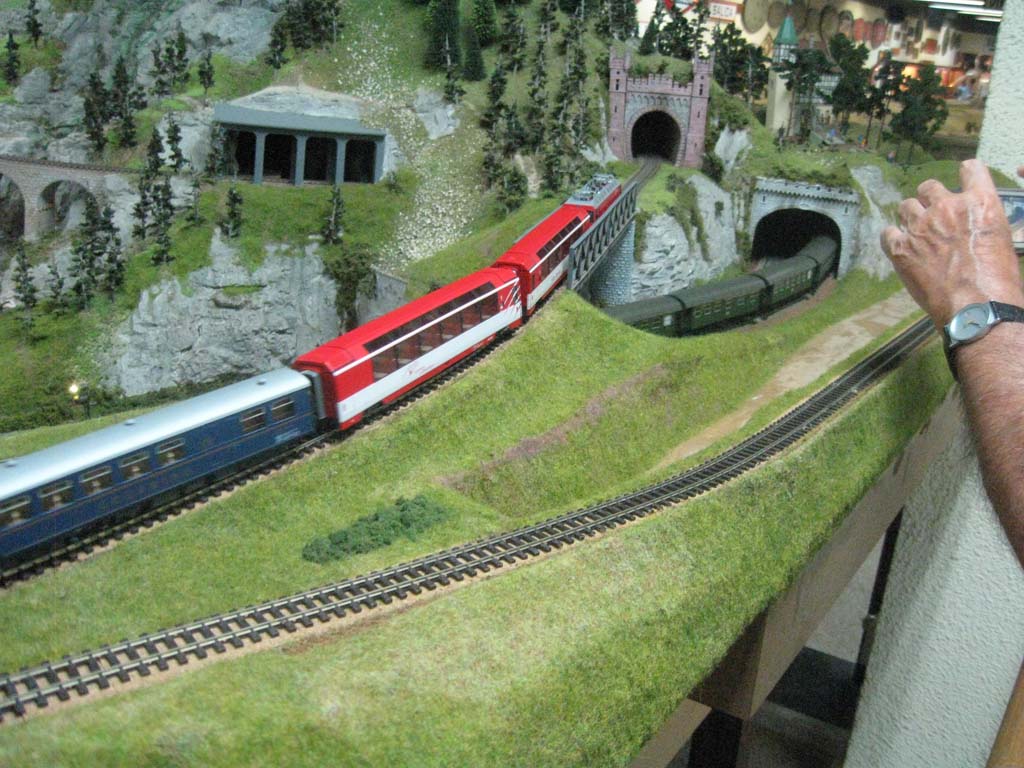 Maqueta de los Amigos del Ferrocarril de Sant Vicenç de Castellet, parte de métrica