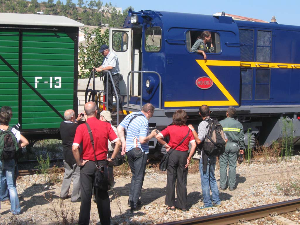 Desenganche de la locomotora, los enganches de la misma son el tipo Alliance, por lo que el tren tuvo que tener un par de 'mansos'></a>
</td>
</tr>
<tr>
<td style=