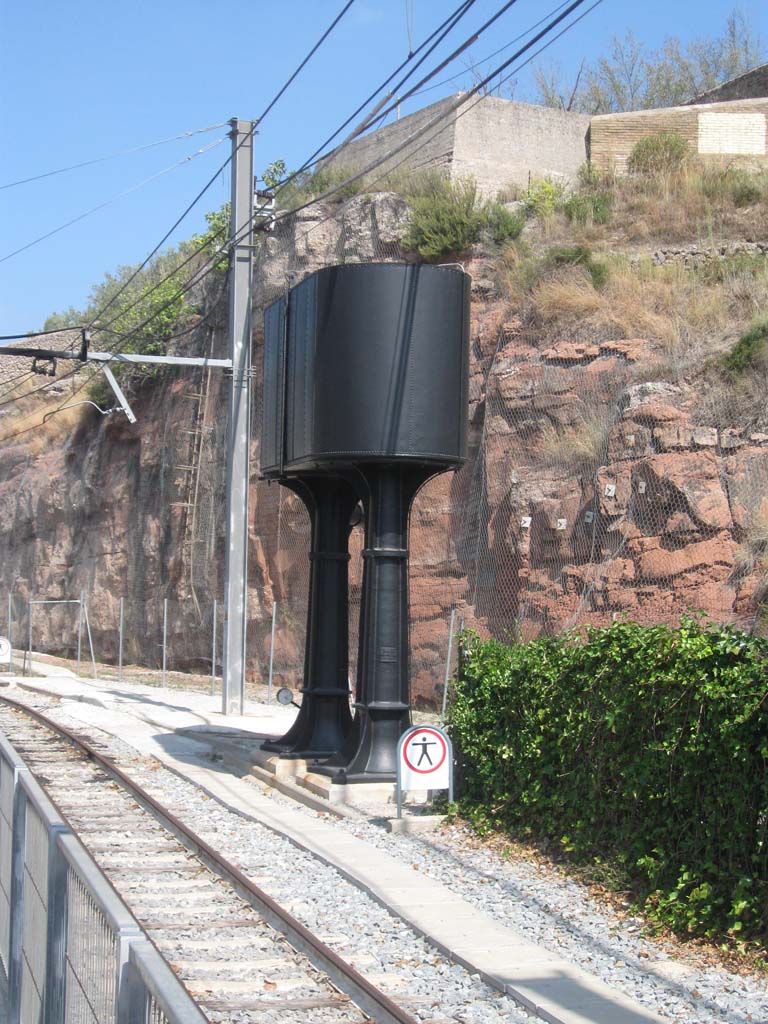 Pozos de agua en la estación de Monistrol totalmente restaurados