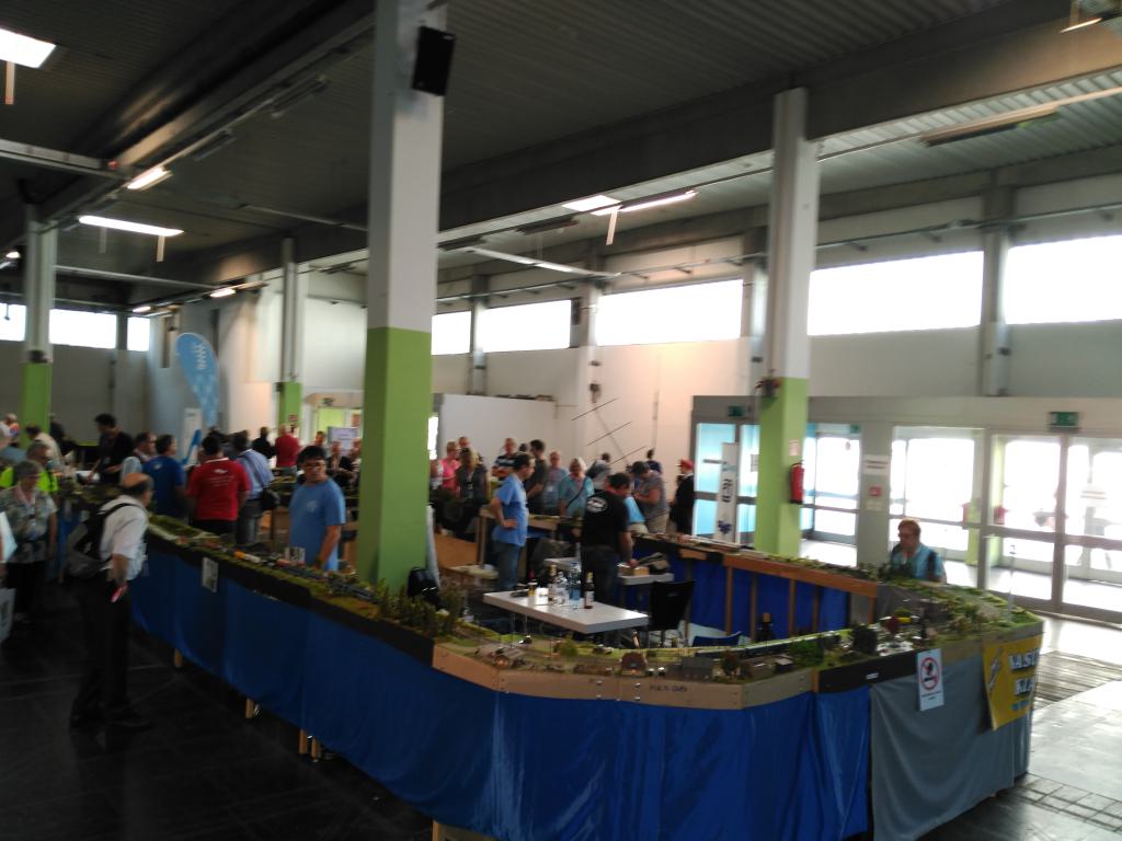 Circuito modular en la feria de Wels, no pude hacer grandes fotos por la iluminación