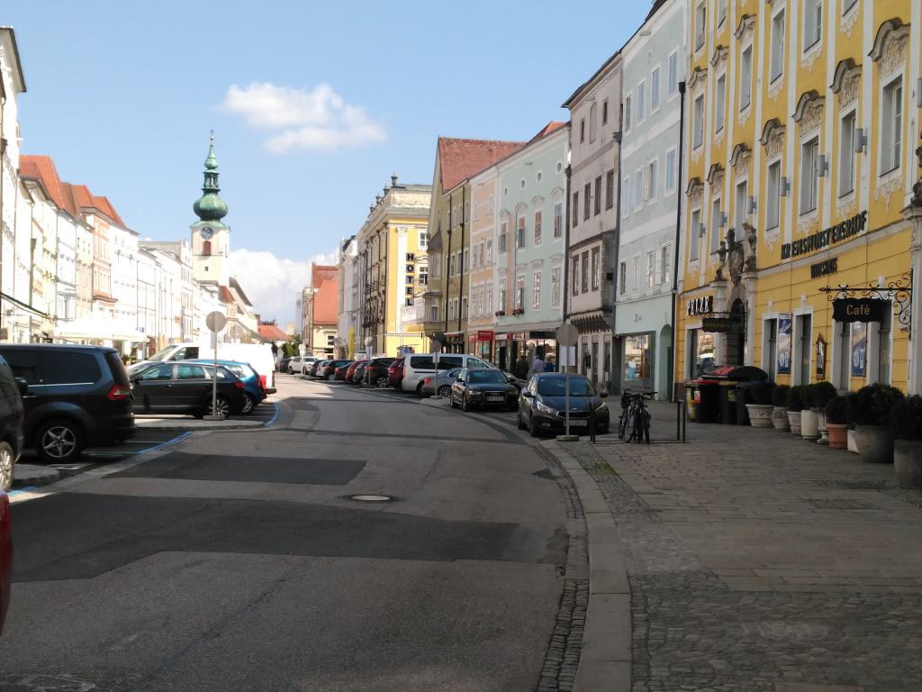 Calle principal, aunque allí la llaman Plaza de la ciudad: Stadtpltaz