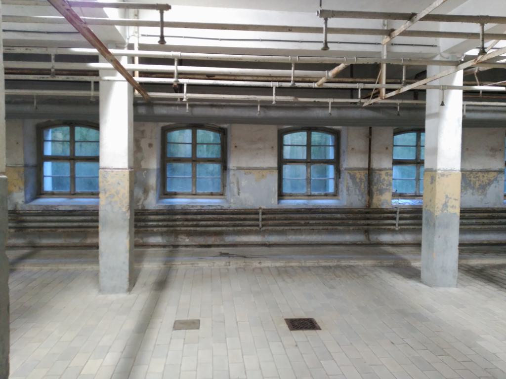 Entramado de las tuberías de las duchas