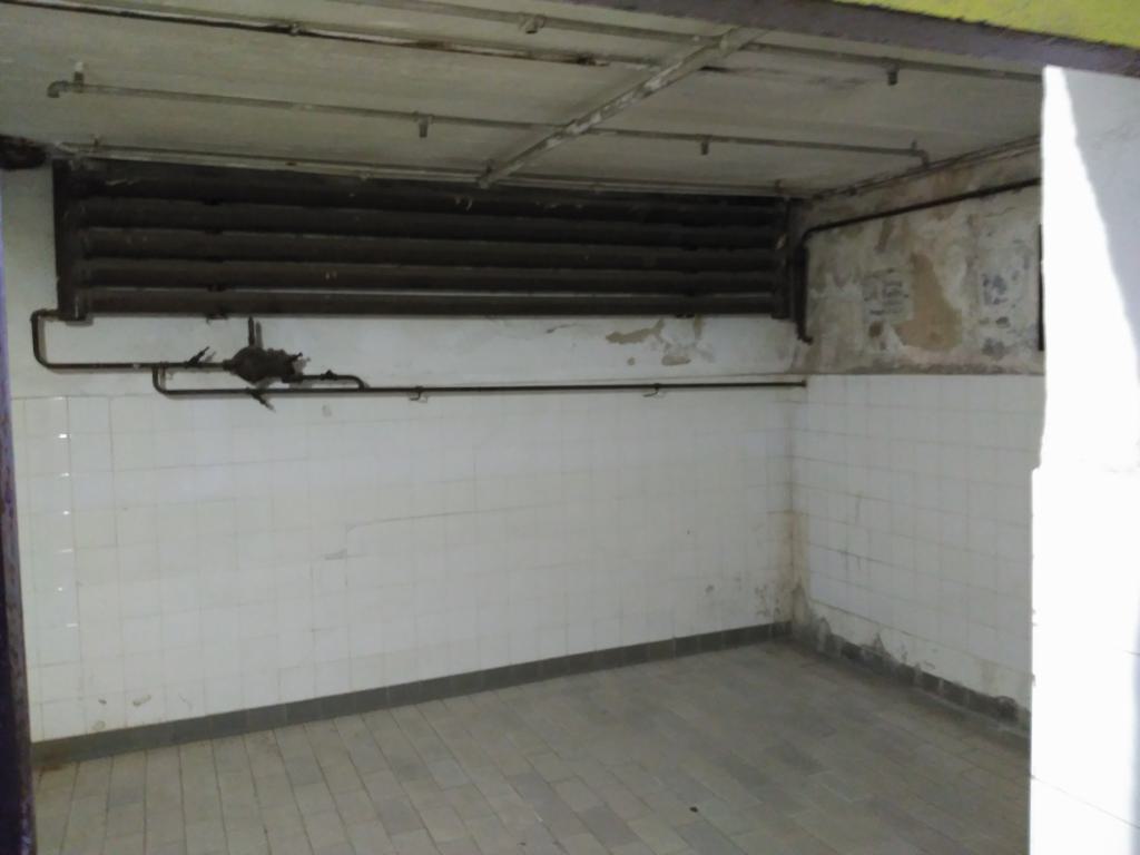 Cámara de gas, se utilizó hasta 1942 con gas Ziklon B, luego los condenados eran ejecutados o colgados