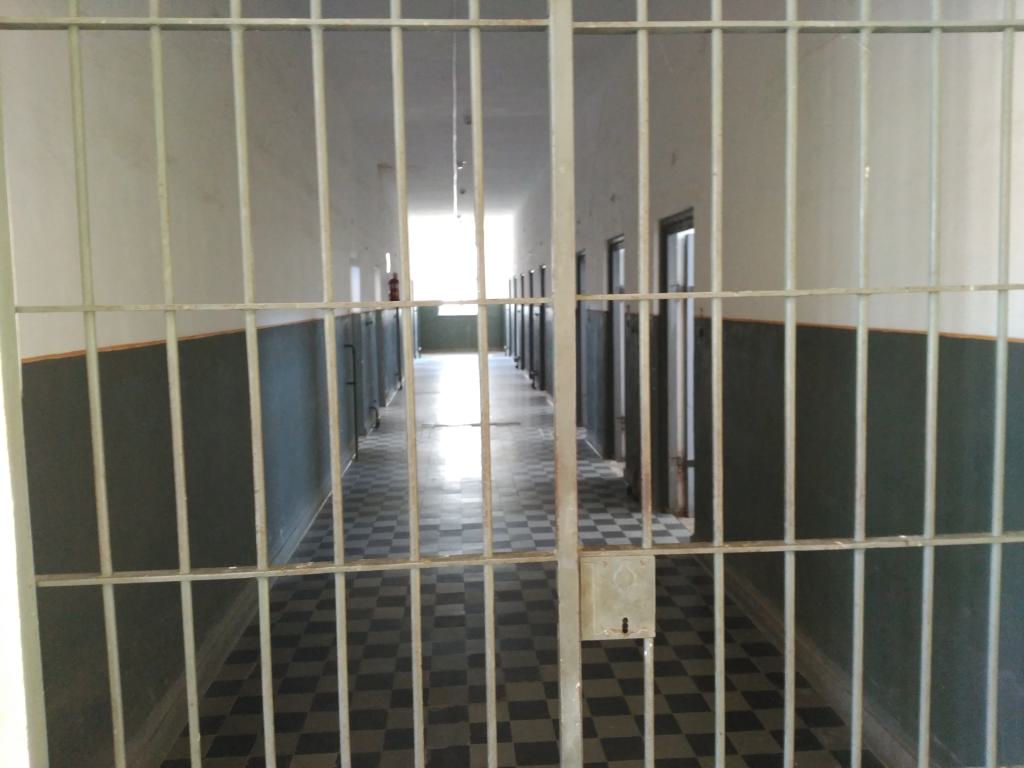 Calabozos de detención (en esta sala sobrevivieron muy pocos)