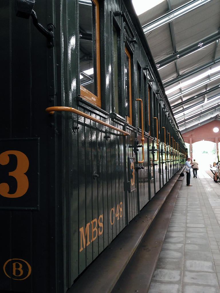 4 coches NMBS de 3a clase construidos en 1910