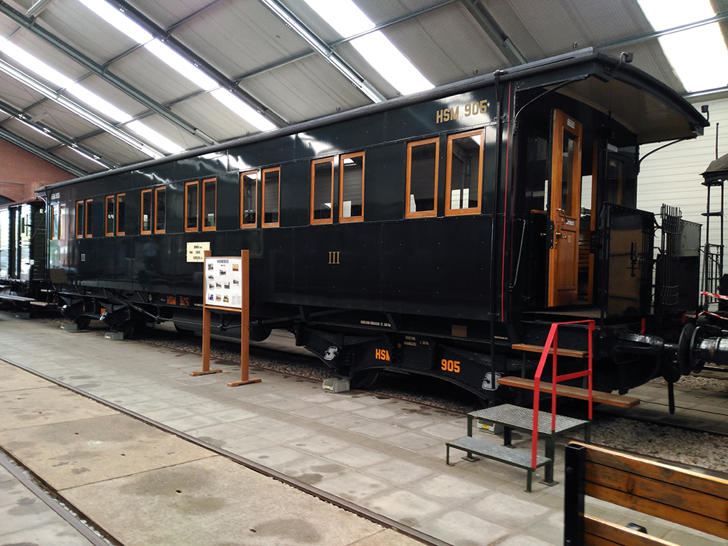 Coche de III de HSM C 905, fabricado en 1904 por Werkspoor
