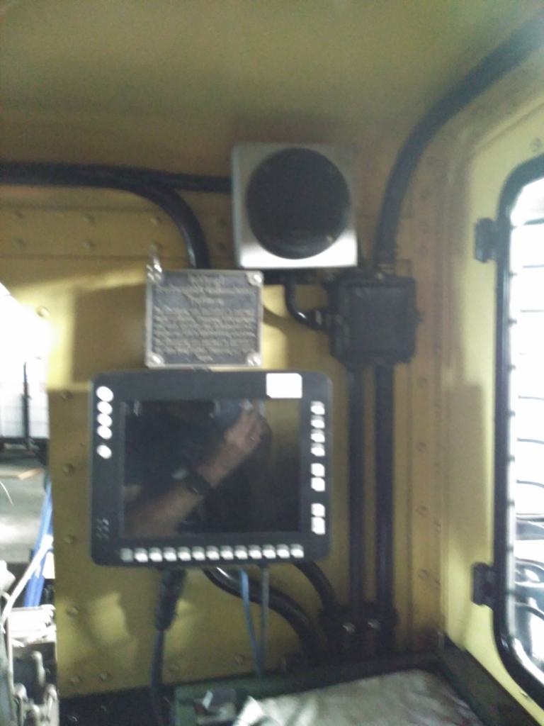 Esta locomotora a vapor también tiene aparatos electrónicos