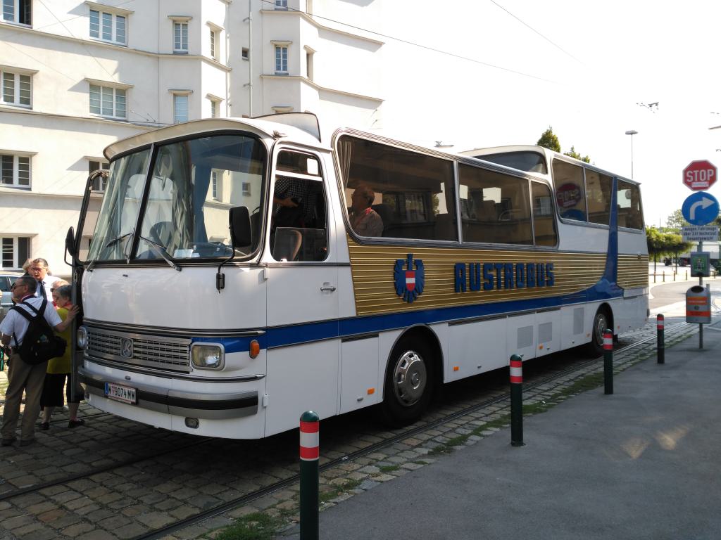 Autobús Setra corto del que se hicieron sólo 2 unidades